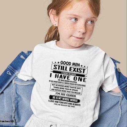 April - Good men Still Exist - gift for your girlfriend, wife from Husband - SNOW04 (SKU-GM-04)