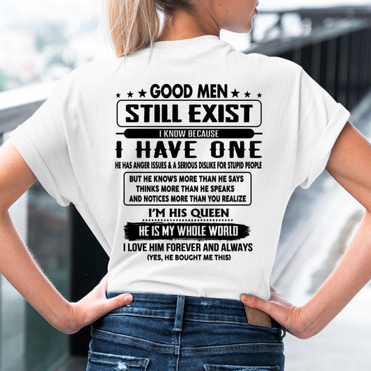 Good men Still Exist - gift for your girlfriend, wife from Husband - SNOW00 (SKU-GMSAU-00)