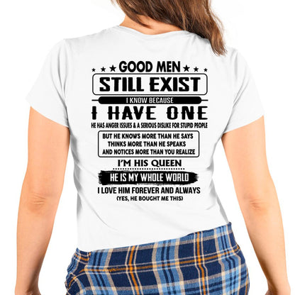 Good men Still Exist - gift for your girlfriend, wife from Husband - SNOW00 (SKU-GMSAU-00)