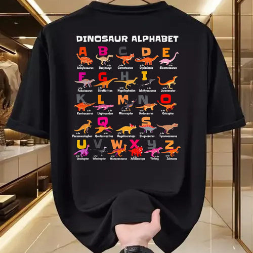 Best Dinosaur Lover Shirt, Funny Dinosaur UnisexT-Shirt/Hoodie/Sweatshirt HLT00 - Types of Dinosaurs Alphabet A-Z ABC Dino Identification T-Shirt (3)