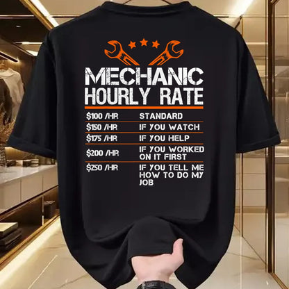 Best Mechanic Life Shirt, Funny Mechanic UnisexT-Shirt/Hoodie/Sweatshirt HLT00 - Funny Mechanic Hourly Rate Auto Car Mechanic Labor Rates T-Shirt