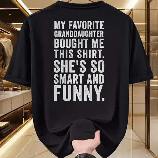 Best Grandma Shirt, Proud Grandma Unisex T-Shirt/Hoodie/Sweatshirt HLT00 - My Favorite Granddaughter Bought Me This Funny Grandparent T-Shirt