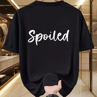 Best Wife Shirt, Wife and Husband Unisex T-Shirt/Hoodie/Sweatshirt HLT00 - Broke And Spoiled Matching Couples T-Shirt