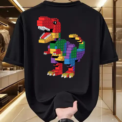 Best Dinosaur Lover Shirt, Funny Dinosaur UnisexT-Shirt/Hoodie/Sweatshirt HLT00 - Master Builder Men Boys Kids Building Bricks Dinosaur T-Rex T-Shirt