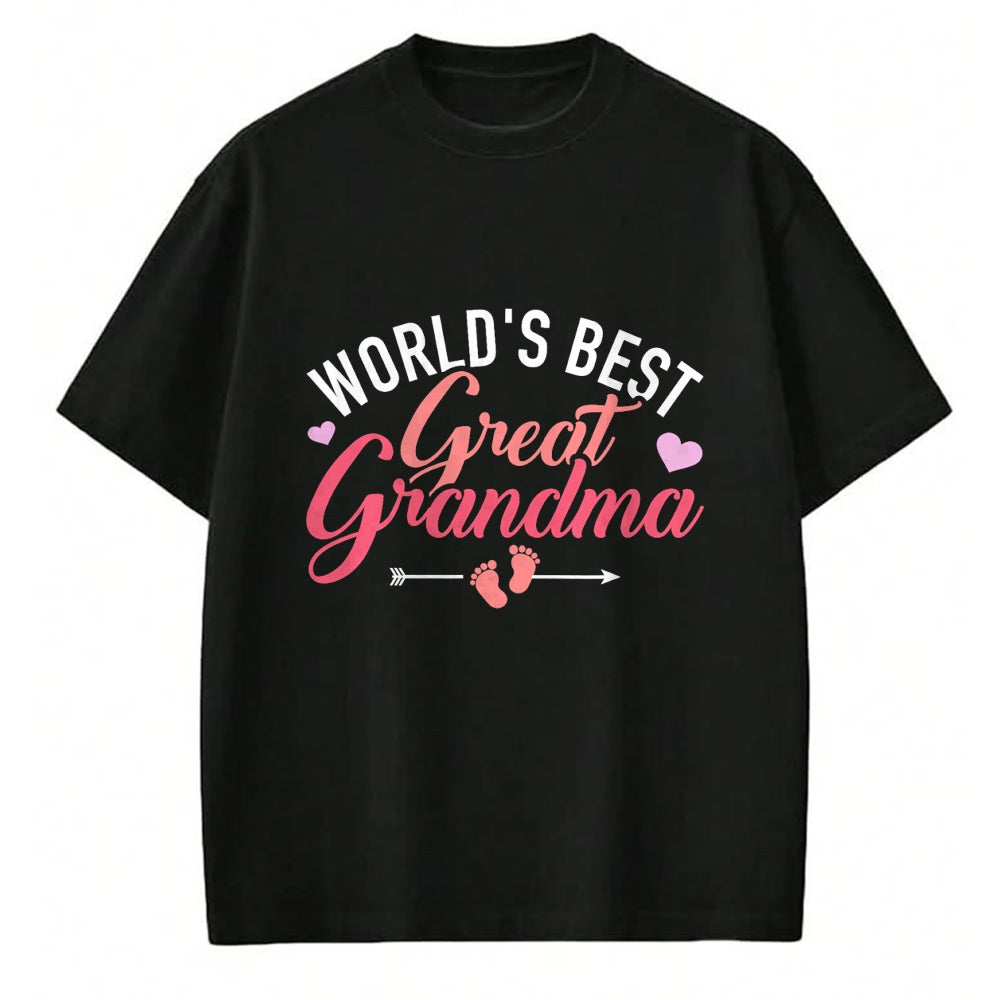 Best Grandma Shirt, Proud Grandma Unisex T-Shirt/Hoodie/Sweatshirt HLT00 - World's best great grandma T-Shirt