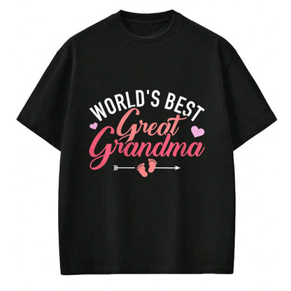 Best Grandma Shirt, Proud Grandma Unisex T-Shirt/Hoodie/Sweatshirt HLT00 - World's best great grandma T-Shirt
