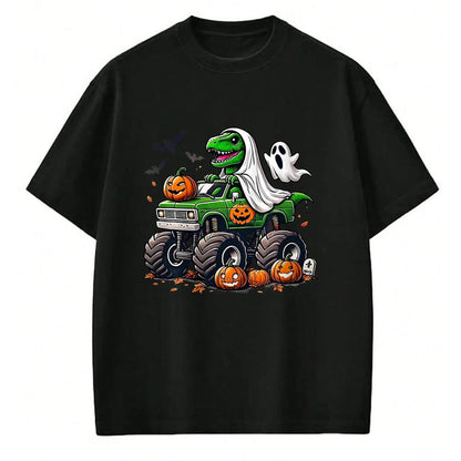 Best Dinosaur Lover Shirt, Funny Dinosaur UnisexT-Shirt/Hoodie/Sweatshirt HLT00 - Orange Halloween Shirt Boys Toddler Kids Ghost Shirts T Rex T-Shirt