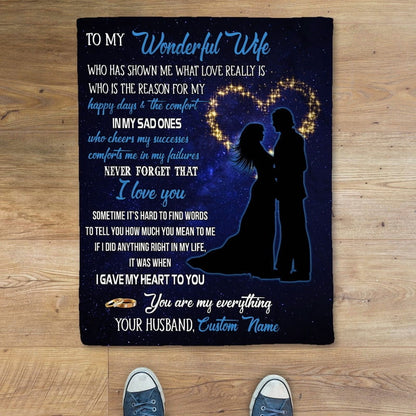 Special Gift For Your Wife Blanket - From Husband