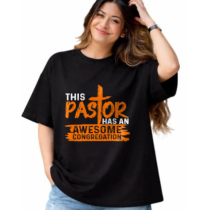 Best Wife Shirt, Wife and Husband Unisex T-Shirt/Hoodie/Sweatshirt HLT00 - Funny Pastor Appreciation Gift Men Christian Church Priest T-Shirt