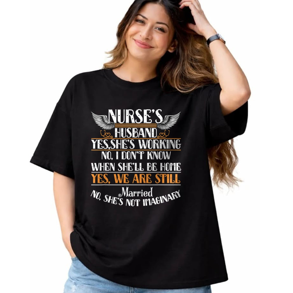 Funny Nurse Shirt, Nurse Unisex T-Shirt/Hoodie/Sweatshirt HLT00 - I Am A Nurse's Husband T Shirt, Nurse Wife T Shirt