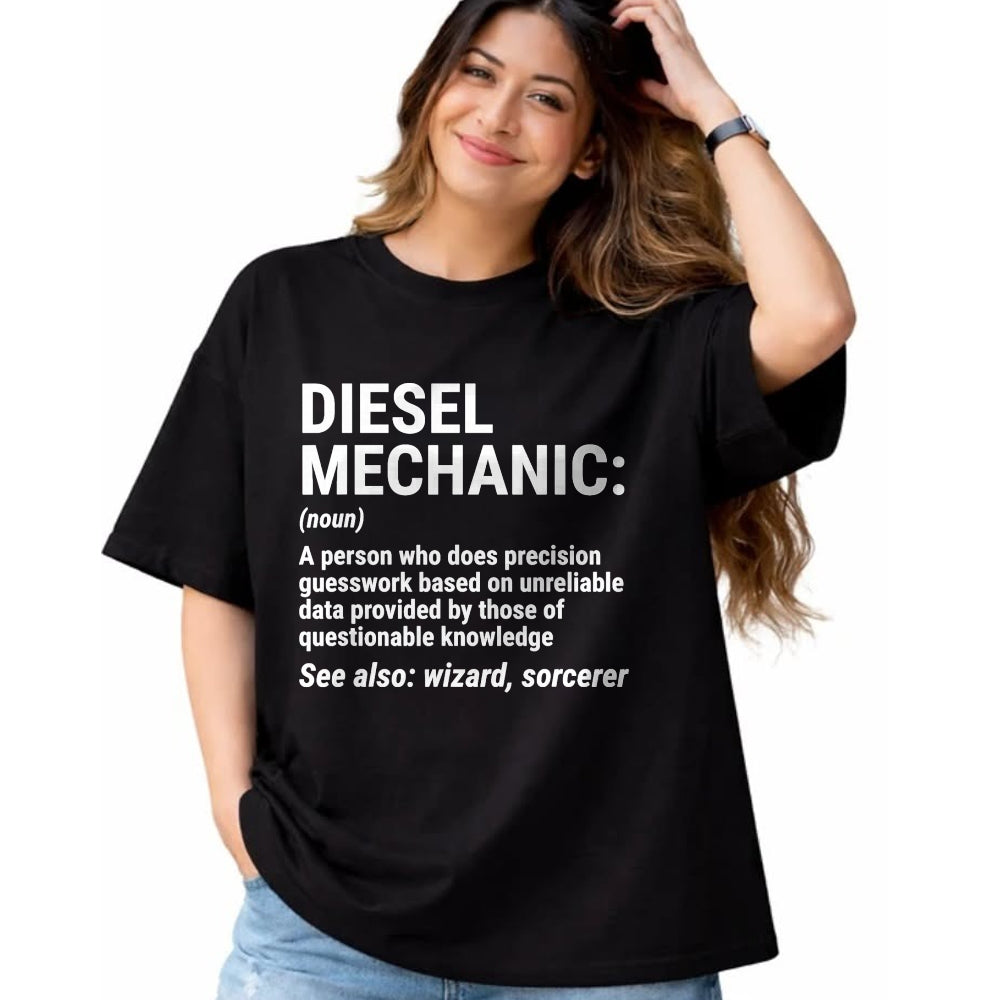 Best Mechanic Life Shirt, Funny Mechanic UnisexT-Shirt/Hoodie/Sweatshirt HLT00 - Diesel Mechanic Definition T-Shirt Funny Mechanic Tee Gift T-Shirt