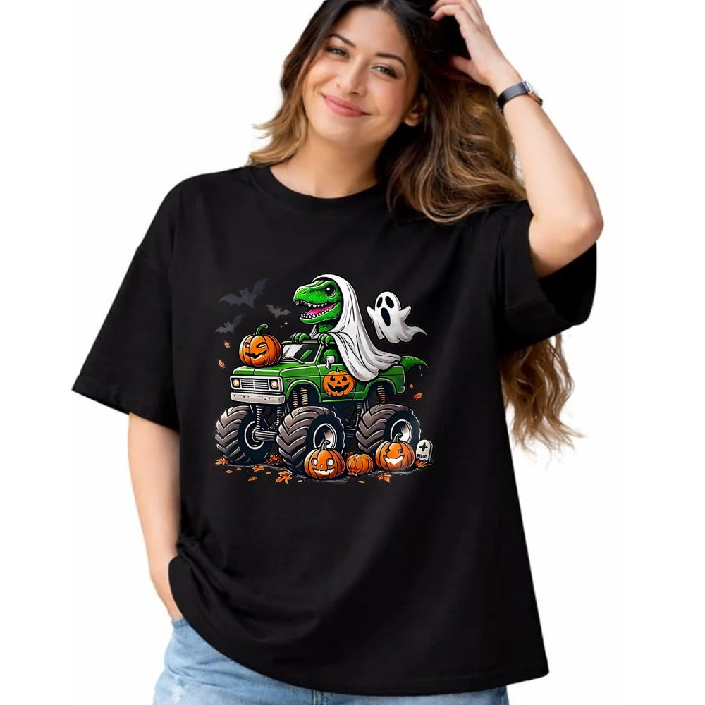Best Dinosaur Lover Shirt, Funny Dinosaur UnisexT-Shirt/Hoodie/Sweatshirt HLT00 - Orange Halloween Shirt Boys Toddler Kids Ghost Shirts T Rex T-Shirt