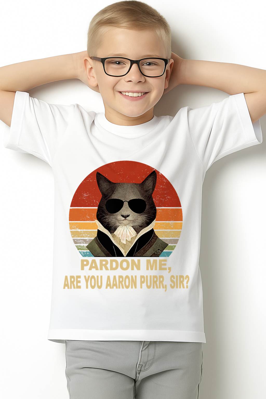 Alexander Hamilton Cat T-Shirt