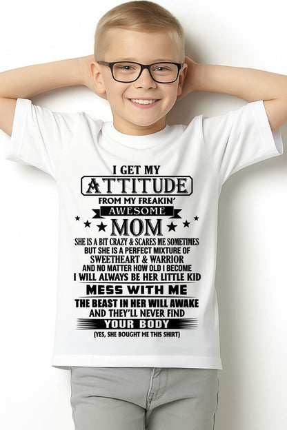 I WILL ALWAYS BE HER LITTLE BOY - GIFT T SHIRT FROM MOM TO SON - SNOW00 (SKU2603-159-00)