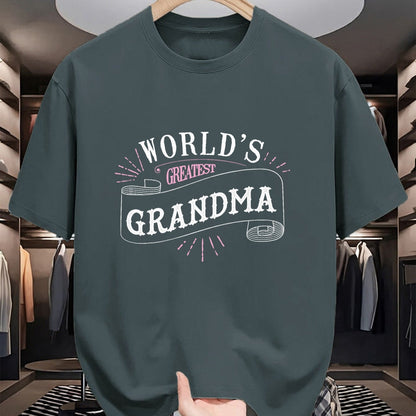Best Grandma Shirt, Proud Grandma Unisex T-Shirt/Hoodie/Sweatshirt HLT00 - Worlds Greatest Grandma Shirt Super Gift Idea For Grandma T-Shirt
