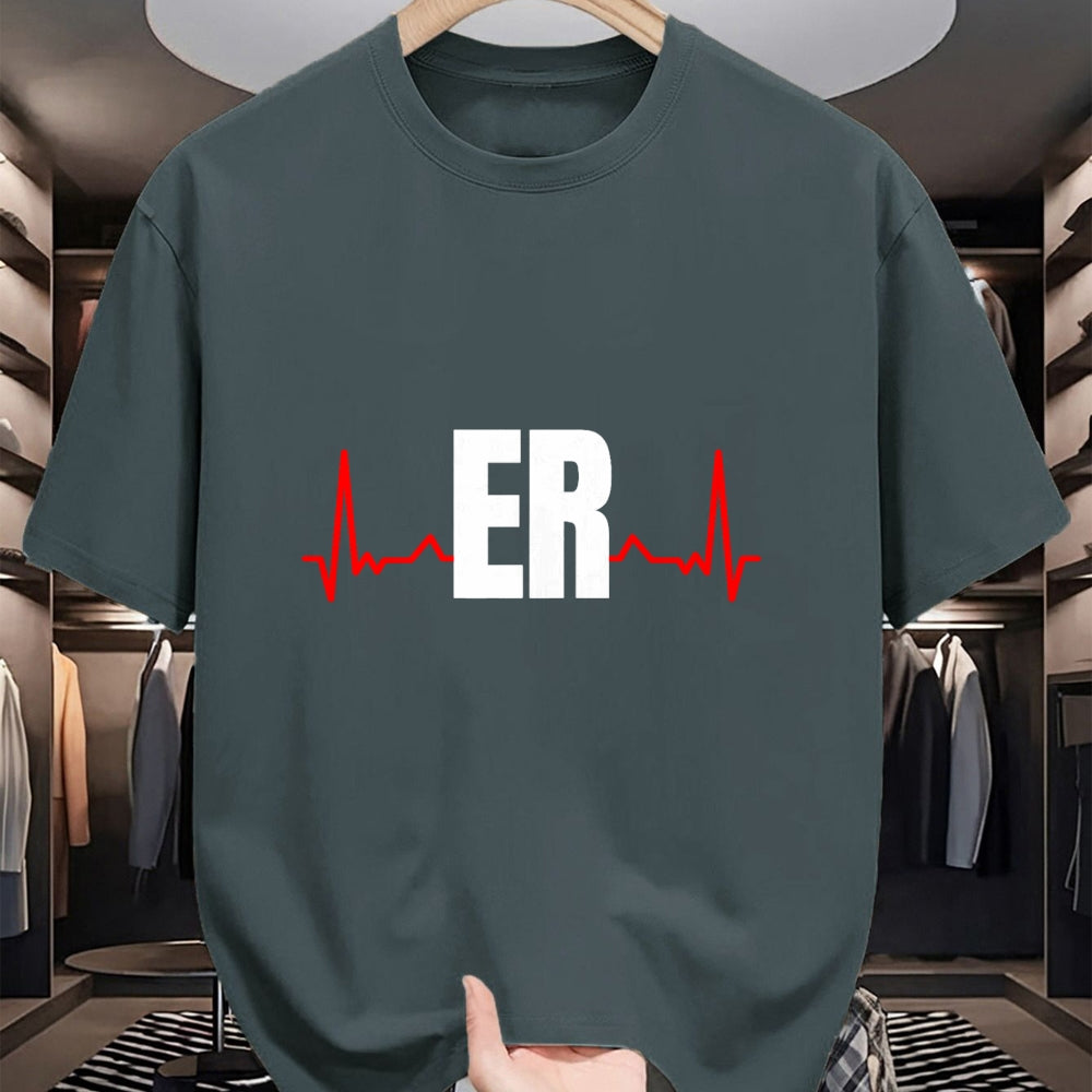 Funny Nurse Shirt, Nurse Unisex T-Shirt/Hoodie/Sweatshirt HLT00 -Emergency Medicine Emergency room Nurse ER Heartbeat T-Shirt
