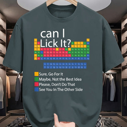 Best Teacher Shirt, Funny Teacher UnisexT-Shirt/Hoodie/Sweatshirt HLT00 - Can I Lick It Periodic Table Funny Chemistry Science Teacher T-Shirt