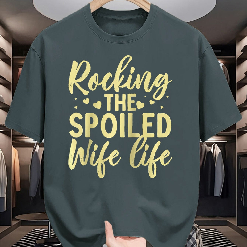 Best Wife Shirt, Wife and Husband Unisex T-Shirt/Hoodie/Sweatshirt HLT00 - Gift for wife T shirt, spoiled wife   Funny Spoiled Wife Art For Women Girls Husband Spoiled Wife Ra (2)