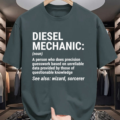 Best Mechanic Life Shirt, Funny Mechanic UnisexT-Shirt/Hoodie/Sweatshirt HLT00 - Diesel Mechanic Definition T-Shirt Funny Mechanic Tee Gift T-Shirt