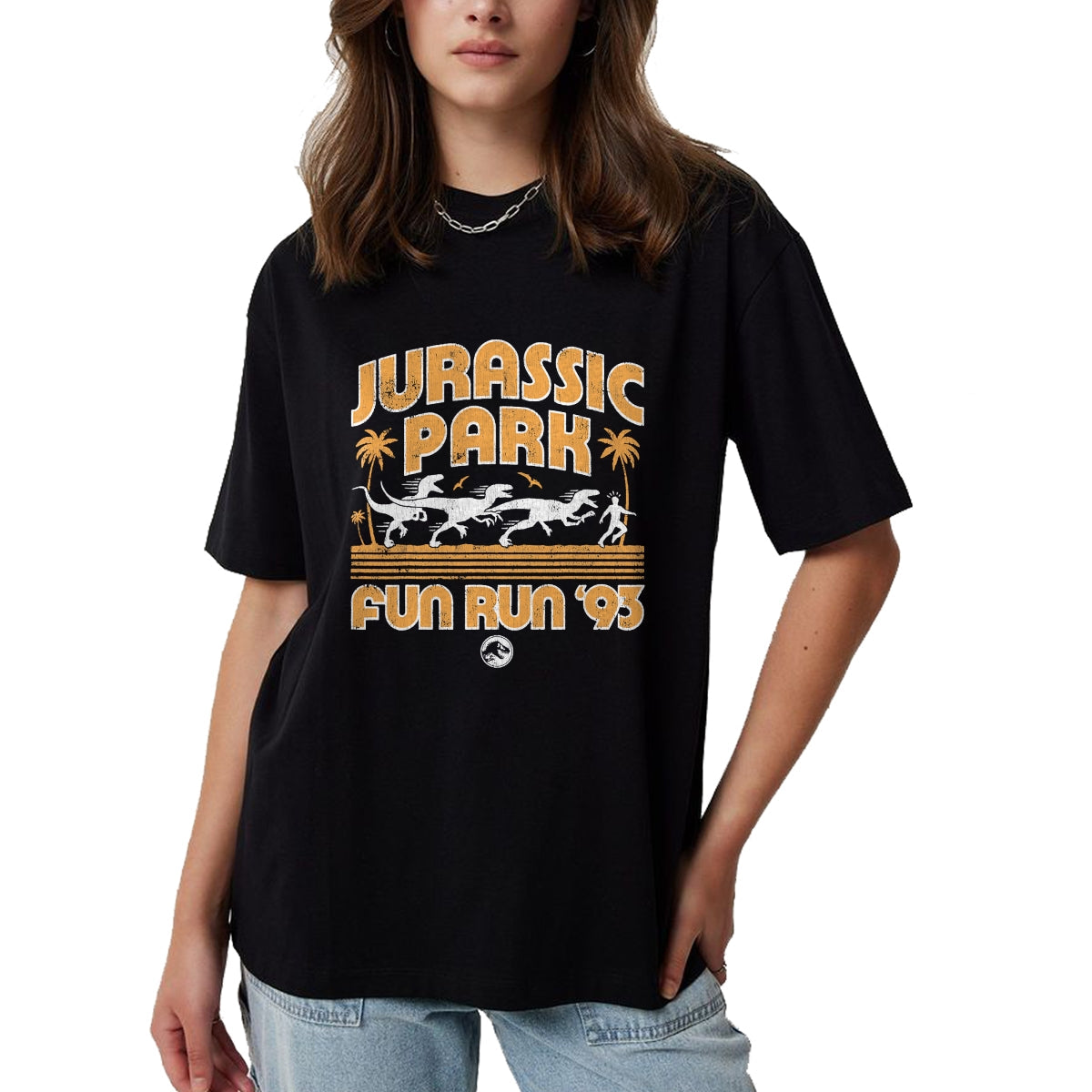 Best Dinosaur Lover Shirt, Funny Dinosaur UnisexT-Shirt/Hoodie/Sweatshirt HLT00 - Jurassic Park Fun Run _93 T-Shirt