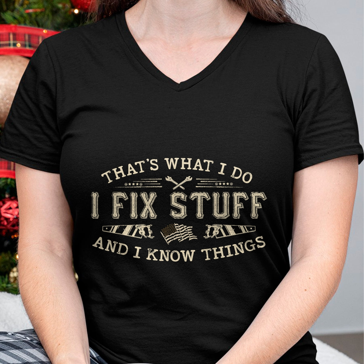 Best Mechanic Life Shirt, Funny Mechanic UnisexT-Shirt/Hoodie/Sweatshirt HLT00 - That's What I Do I Fix Stuff and I Know Things Funny Men T-Shirt