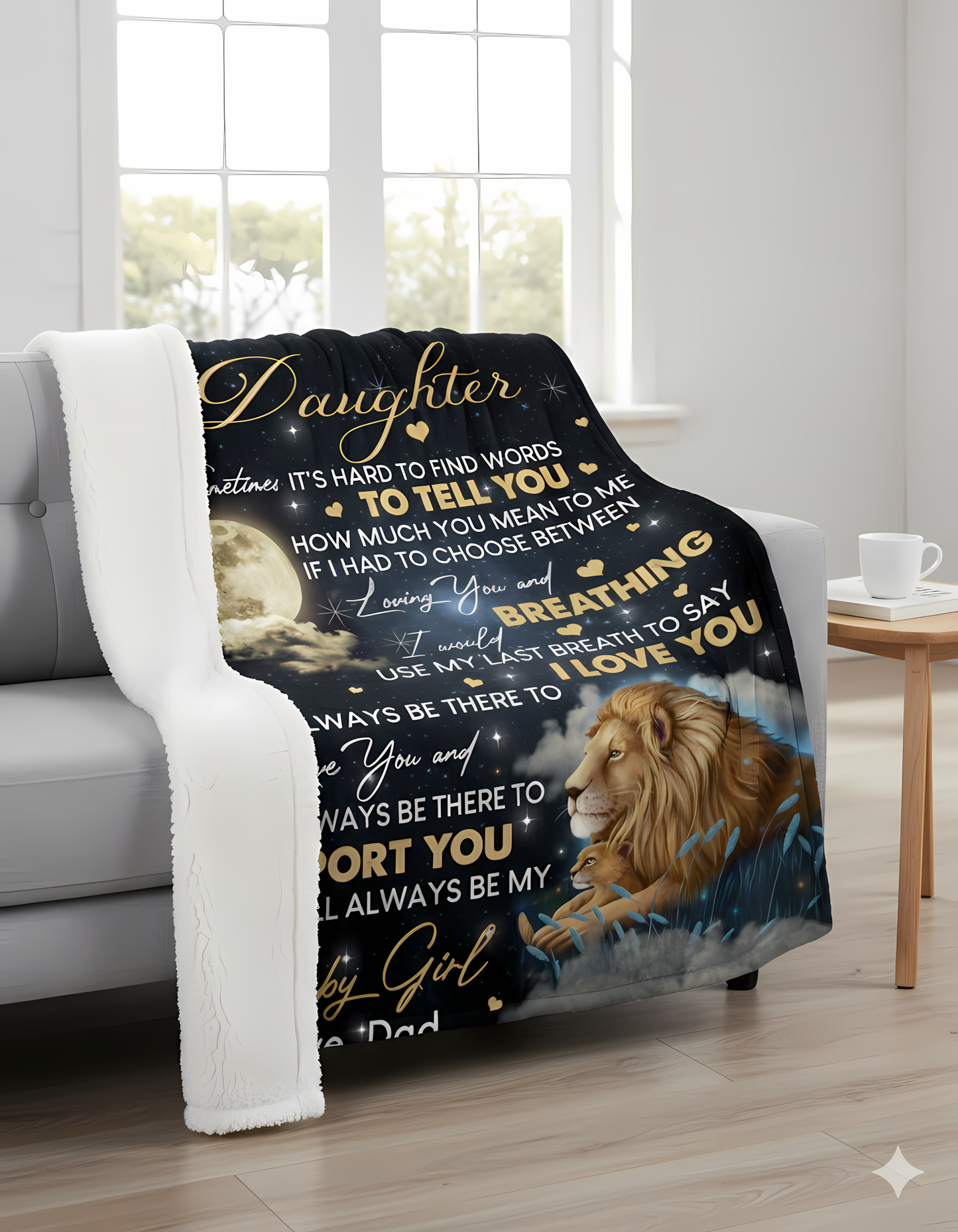 Special Gift For Your Daughter Blanket - From Dad