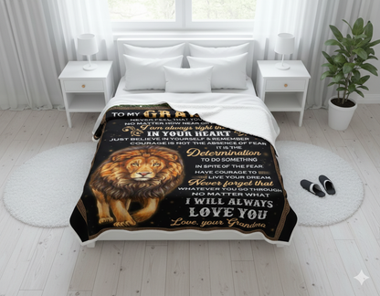 Special Gift For Your Grandson Blanket - From Grandma