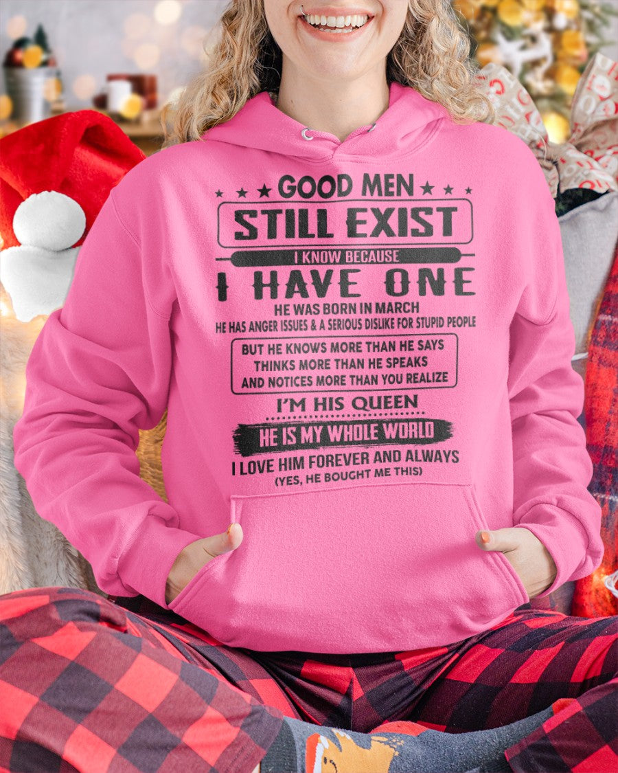 March - Good men Still Exist - gift for your girlfriend, wife from Husband - SNOW03 (SKU-GM-03)
