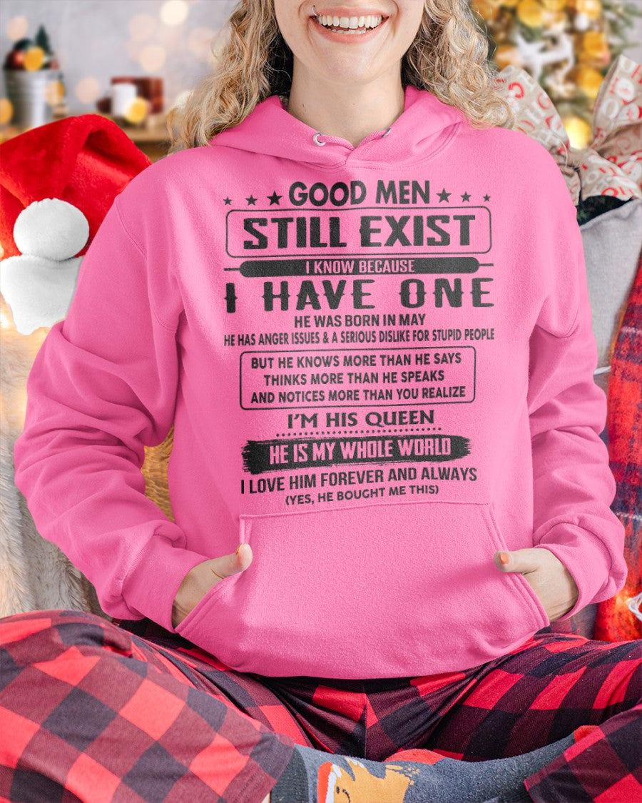 May - Good men Still Exist - gift for your girlfriend, wife from Husband - SNOW05 (SKU-GM-05)