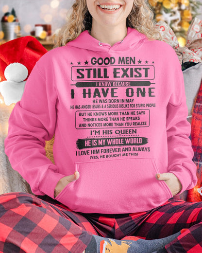 May - Good men Still Exist - gift for your girlfriend, wife from Husband - SNOW05 (SKU-GM-05)