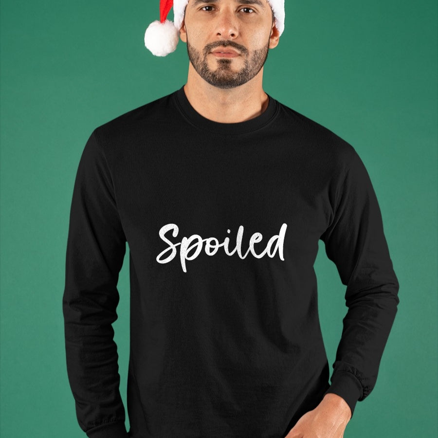 Best Wife Shirt, Wife and Husband Unisex T-Shirt/Hoodie/Sweatshirt HLT00 - Broke And Spoiled Matching Couples T-Shirt