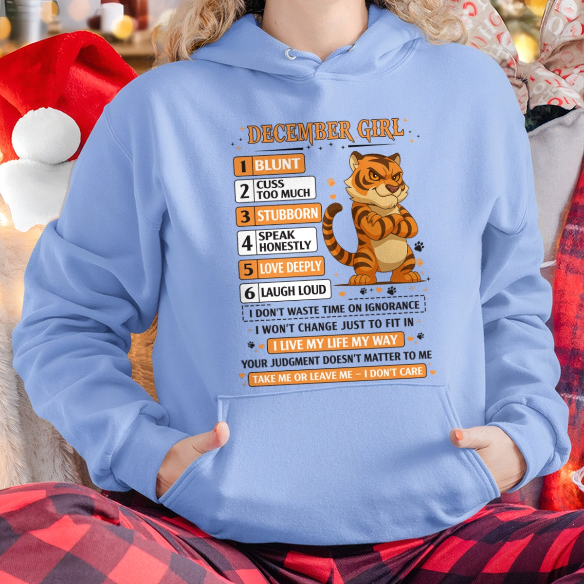"I AM A DECEMBER GIRL" - Birthday Gift For December Girls - FMA SNOW12 (SKU2602-219-12)