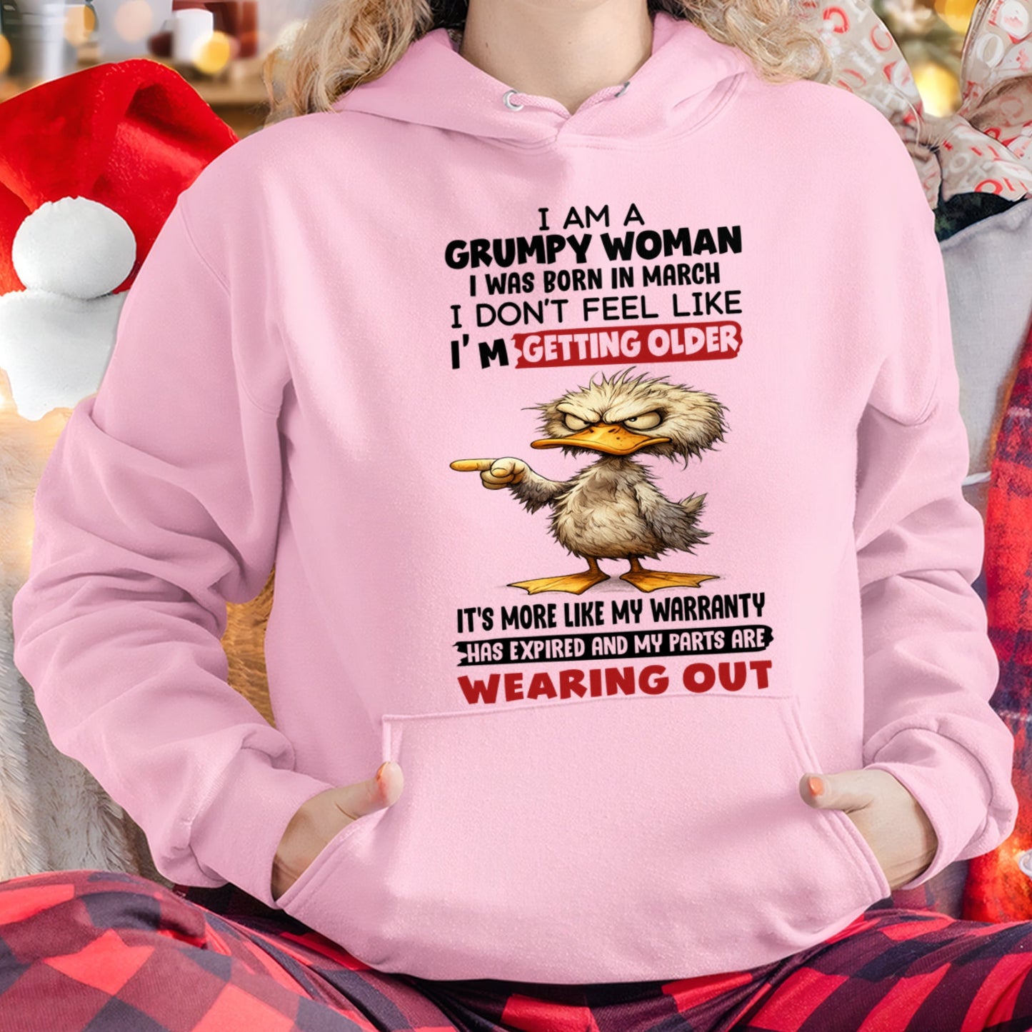 SNOW03 - Funny Grumpy Woman Shirt Born in March – Birthday Gift Idea - FMA (SKU2602-175-03)