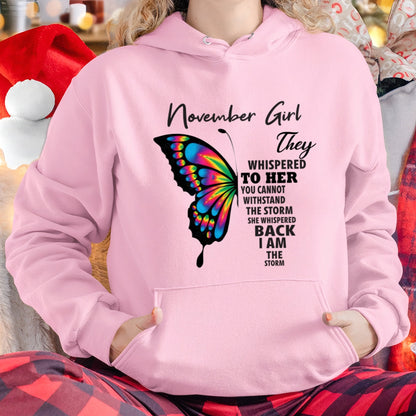 NOVEMBER GIRL, THEY WHISPERED TO HER YOU CANNOT WITHSTAND THE STORM SHE WHISPERED BACK I AM THE STORM – SNOW11 fma ( SKU26T-01297-11)