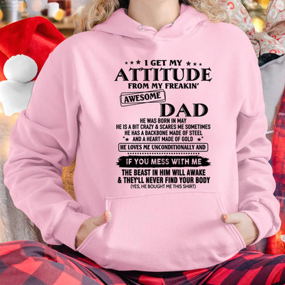 May - Gift For Son and Daughter From Dad - SNOW05 - (SKU-TDADC-05)