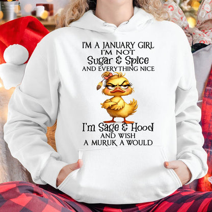 JANUARY DUCK SHIRT, I’M NOT SUGAR & SPICE - SNOW01 (SKU2603-59-01)