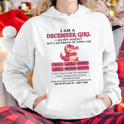December Girl Shirt – Birthday Gift for Women - SNOW12 FMA (SKU10-80-12)
