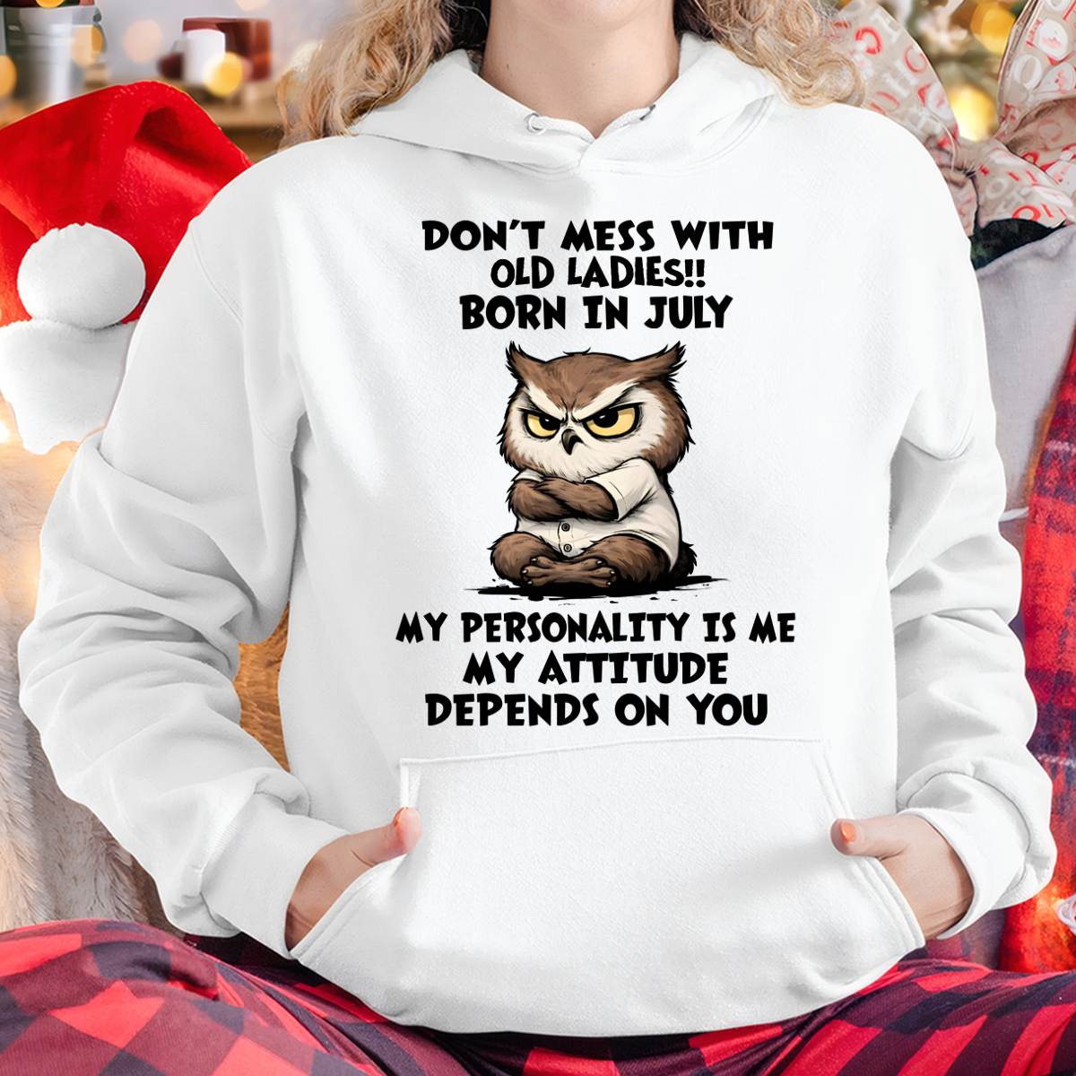 JULY SHIRT, MY ATTITUDE DEPENDS ON YOU - FMA SNOW07 (SKU2604-58-07)