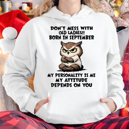 SEPTEMBER SHIRT, MY ATTITUDE DEPENDS ON YOU - FMA SNOW09 (SKU2604-58-09)