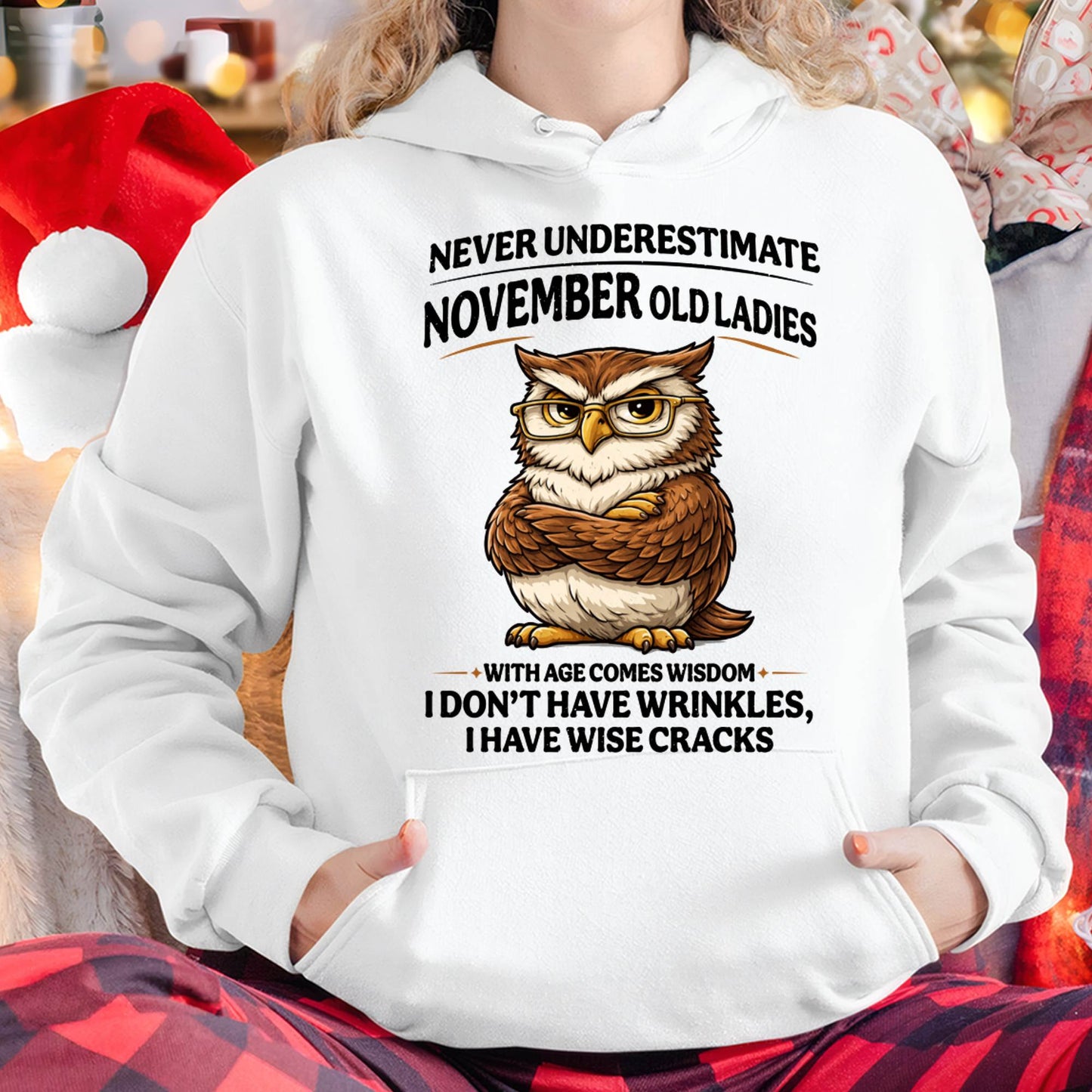 NOVEMBER SHIRT, With age comes wisdom - FMA SNOW11 (SKU2604-101-11)