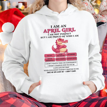 April Girl Shirt – Birthday Gift for Women - SNOW04 FMA (SKU10-80-04)
