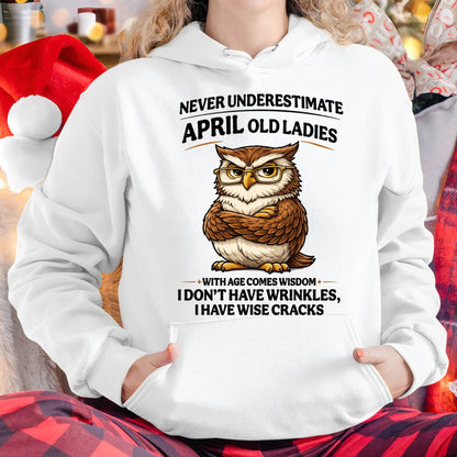 APRIL SHIRT, With age comes wisdom - FMA SNOW01 (SKU2604-101-04)