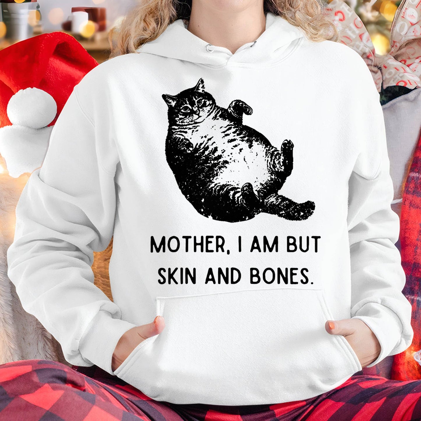 Cat Mother I Am But Skin and Bones T-Shirt
