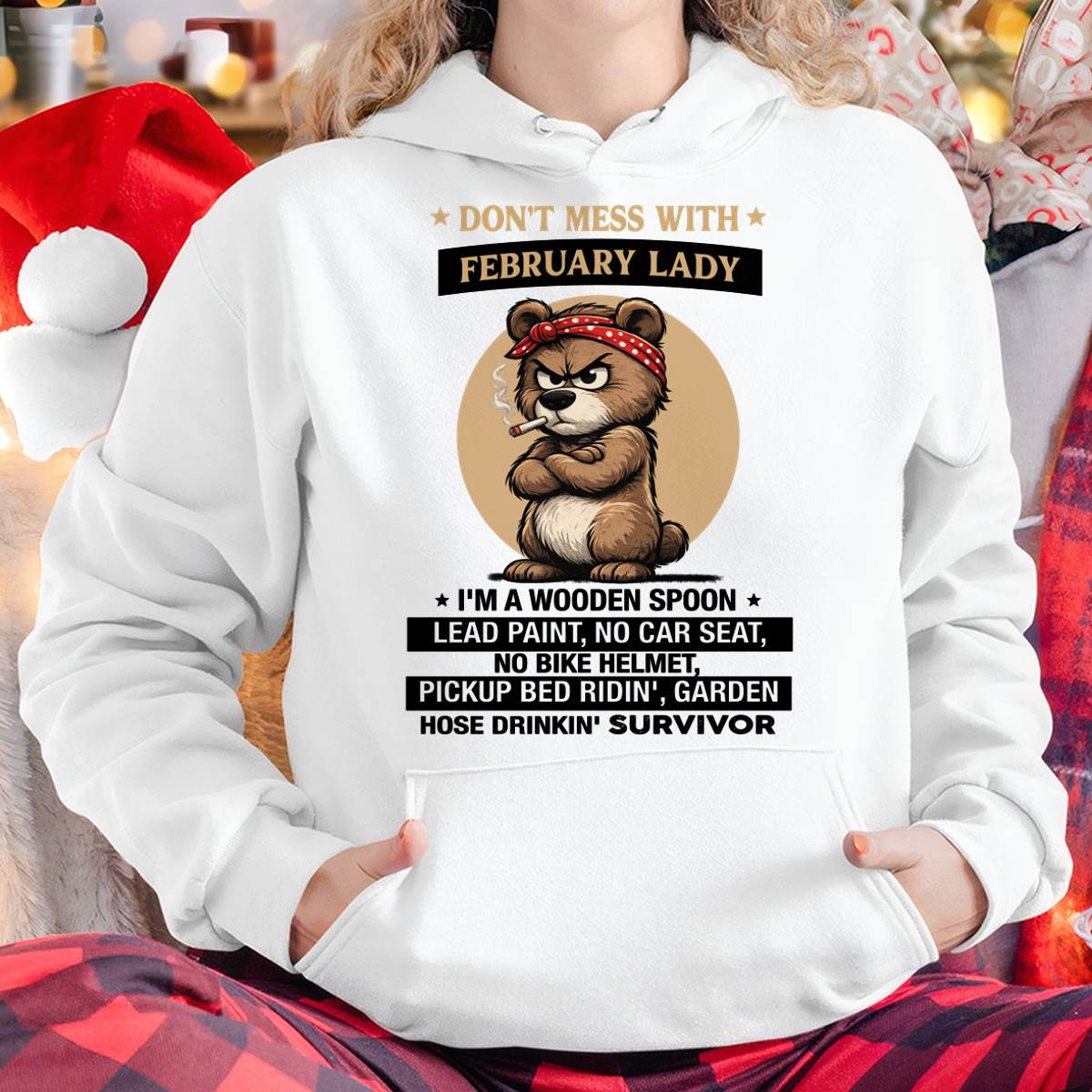 FEBRUARY SHIRT, I'M A WOODEN SPOON, LEAD PAINT - SNOW02 (SKU2604-258-02)