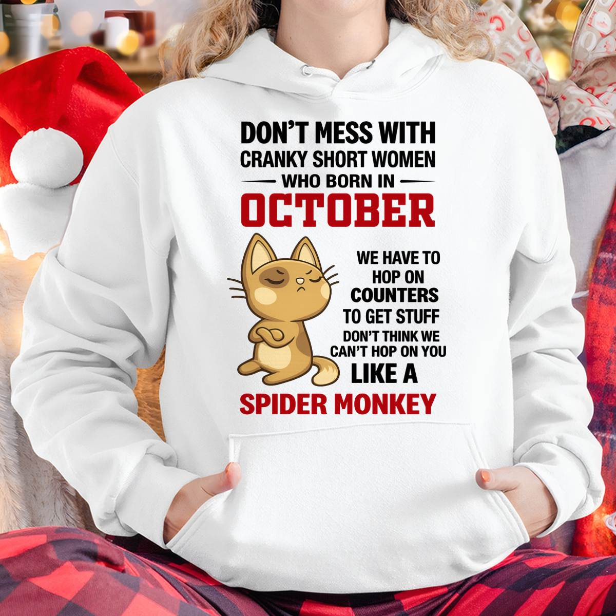 OCTOBER SHIRT, DON'T MESS WITH SHORT LADY - FMA SNOW10 (SKU2603-310-10)