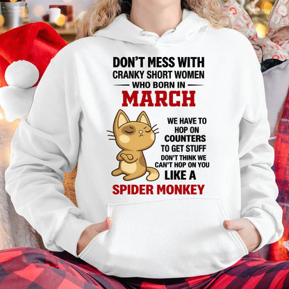 MARCH SHIRT, DON'T MESS WITH SHORT LADY - FMA SNOW03 (SKU2603-310-03)