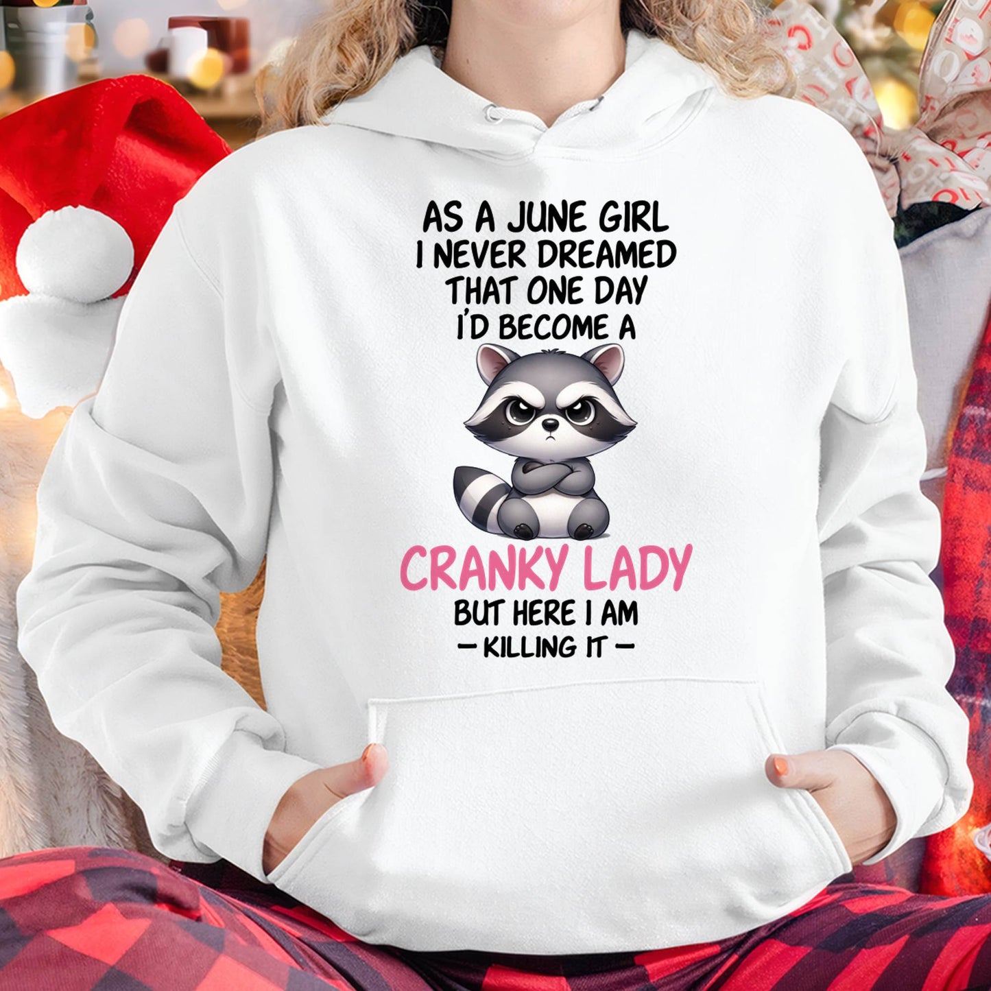 JUNE SHIRT, HERE I AM KILLING IT - SNOW06 (SKU2603-269-06)
