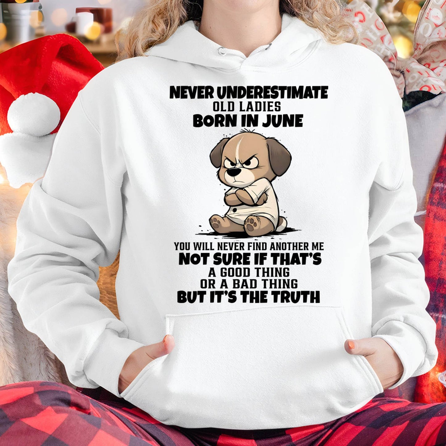 JUNE SHIRT, NEVER UNDERESTIMATE OLD LADIES - SNOW06 (SKU2603-205-06)