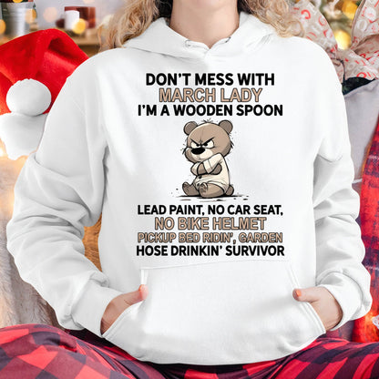 MARCH SHIRT, I'M A WOODEN SPOON, LEAD PAINT - SNOW03 (SKU2604-253-03)