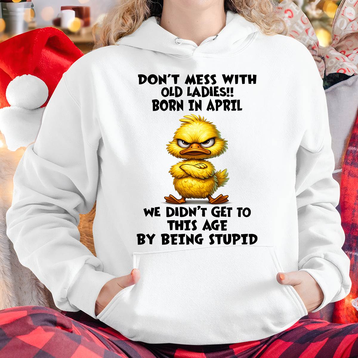 APRIL SHIRT, DON'T MESS WITH OLD LADIES - SNOW04 (SKU2606-18-04)